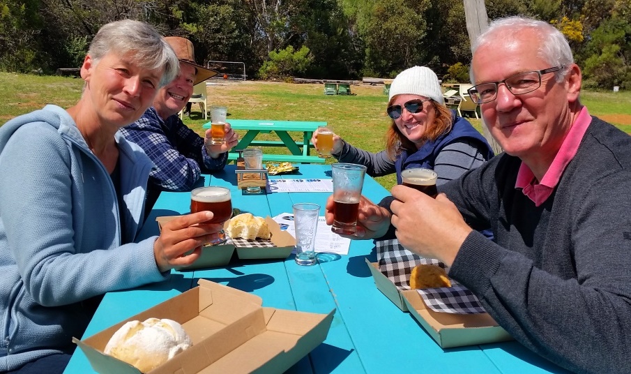 local beer, beer tastings and picnics at Lucky Bay Brewing