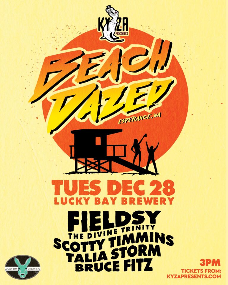 Beach Dazed music festival at Lucky Bay Brewing, 28 Dec 2021