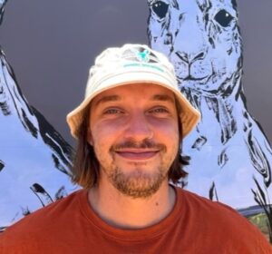 Beige bucket hat from Lucky Bay Brewing
