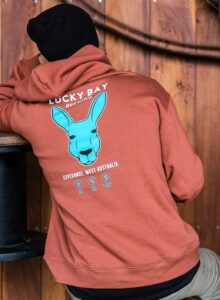 Clay Hoody relax style fit from Lucky Bay Brewing, Esperance