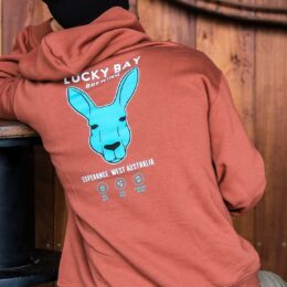 Clay Hoody relax style fit from Lucky Bay Brewing, Esperance