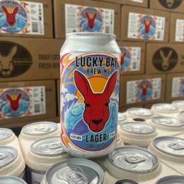 Surf Juice lager from Lucky Bay Brewing