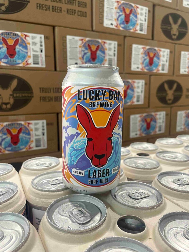Surf Juice lager from Lucky Bay Brewing