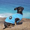 Blue fleece dog coat - Lucky Bay Brewing